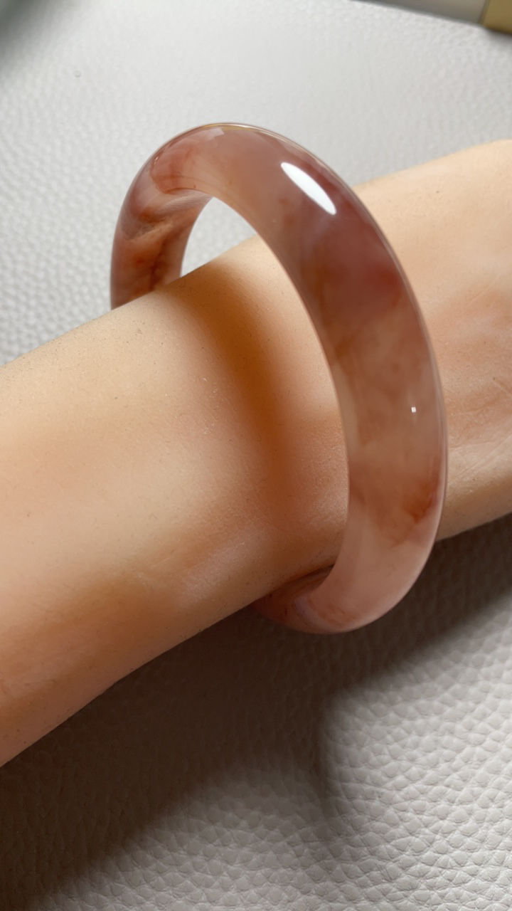 122号D-圈口60-61-天然玉石-正品保障，金丝玉