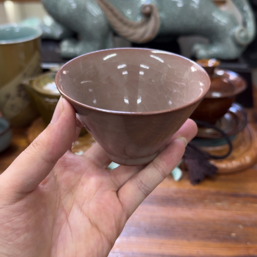 龙泉青瓷茶具微瑕9506