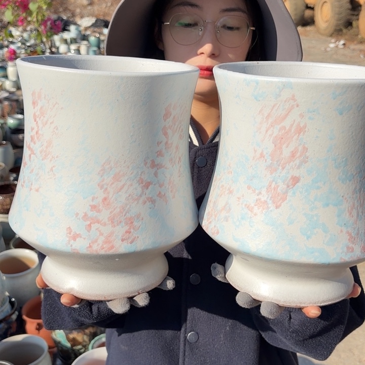 口18高24两个一组花盆