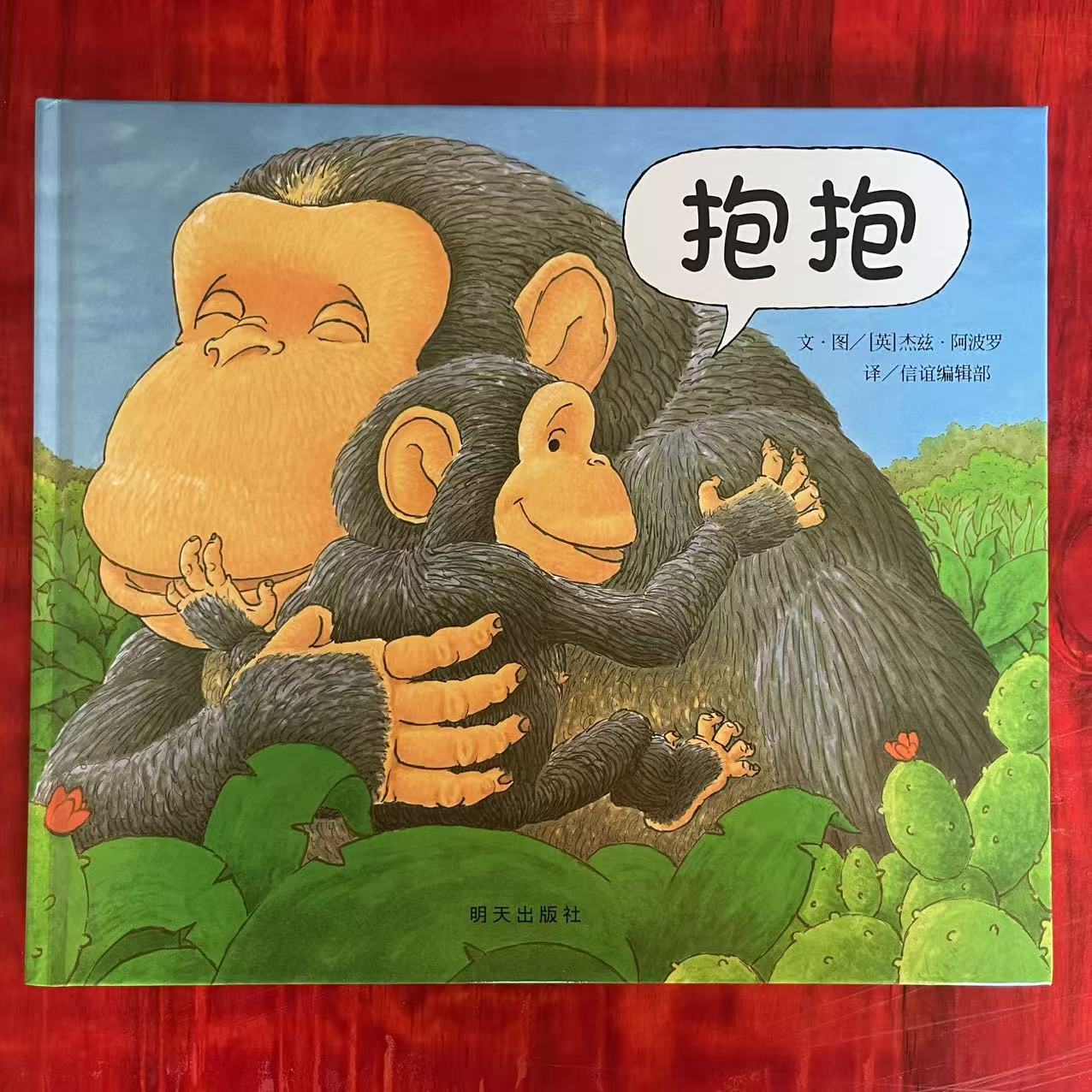 0-3岁《抱抱》启蒙精装硬壳绘本 