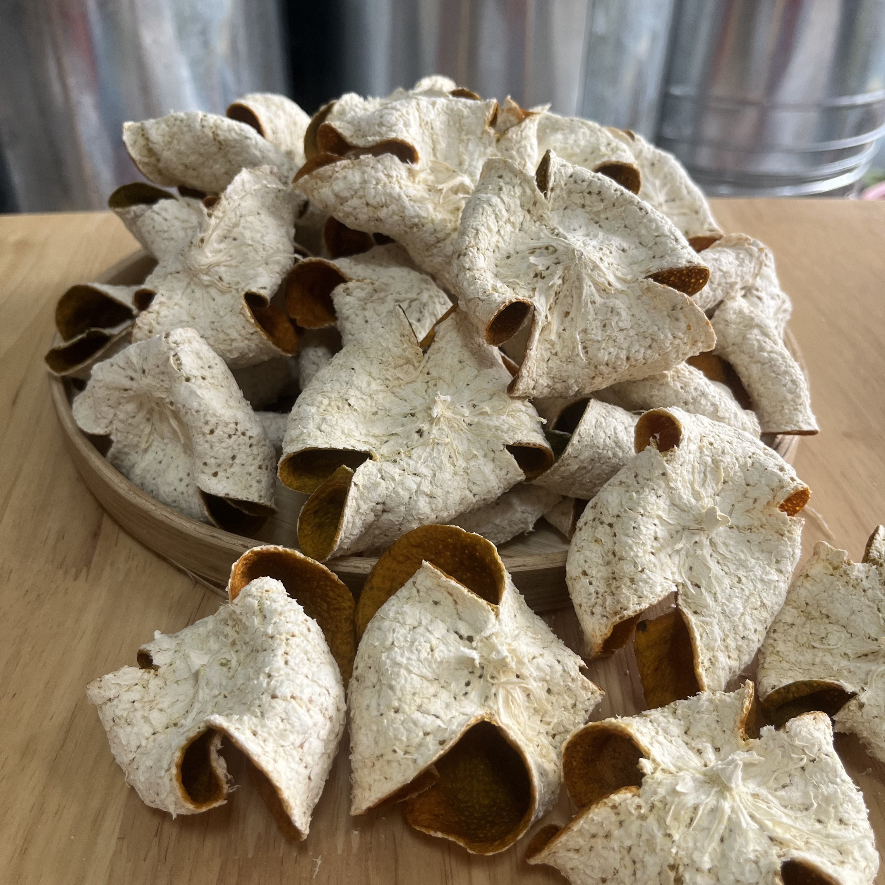 精品卷花大红珍藏款一2025年新会天马老树圈枝大红皮、花蜜香、甘甜