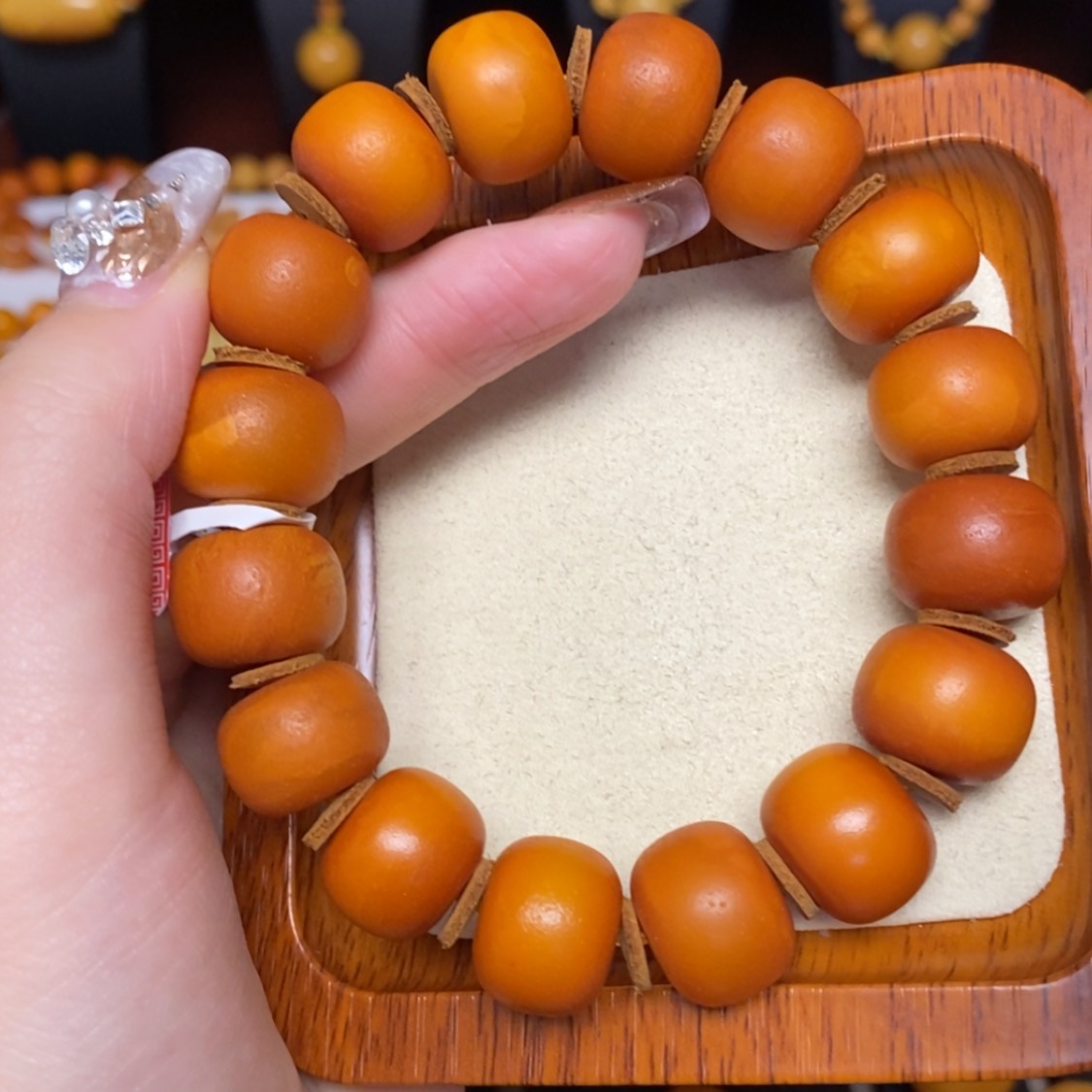 【闪购商品】未镶嵌蜜蜡手链手串