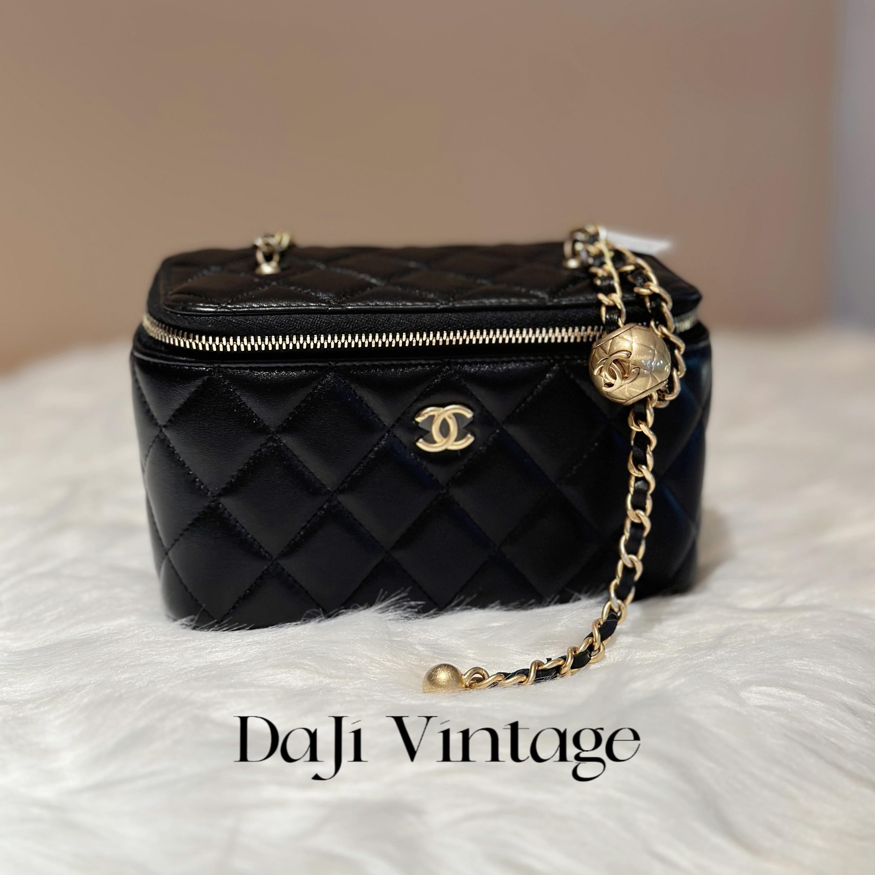 95新 Chanel/香奈儿 大吉中古3/Chanel香奈儿金球长盒子斜挎包