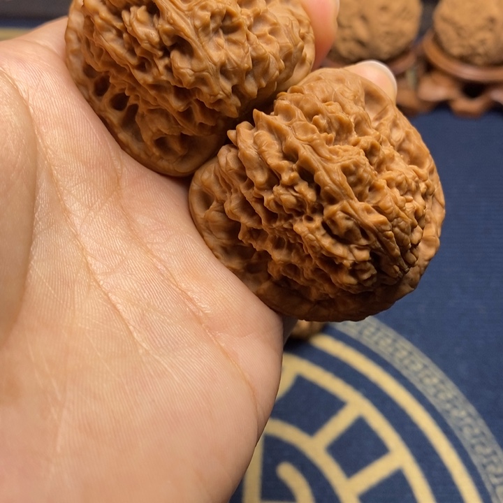 文玩手把件南江石42+