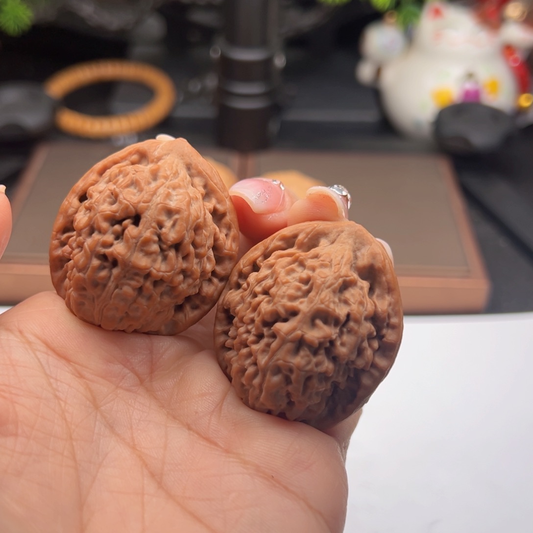 文玩核桃把件莲花35