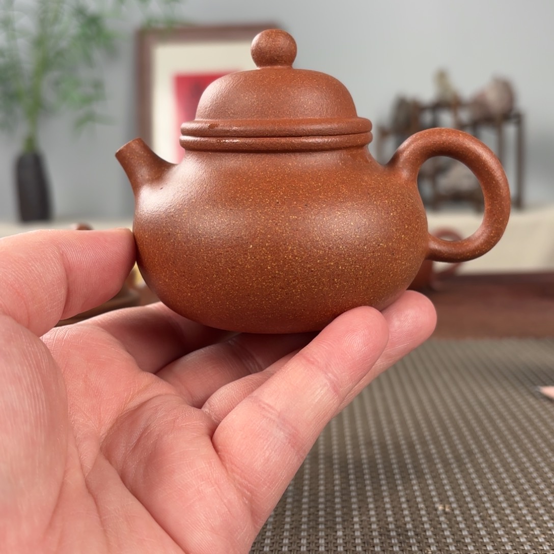 紫砂茶壶黄龙山原矿紫砂壶190