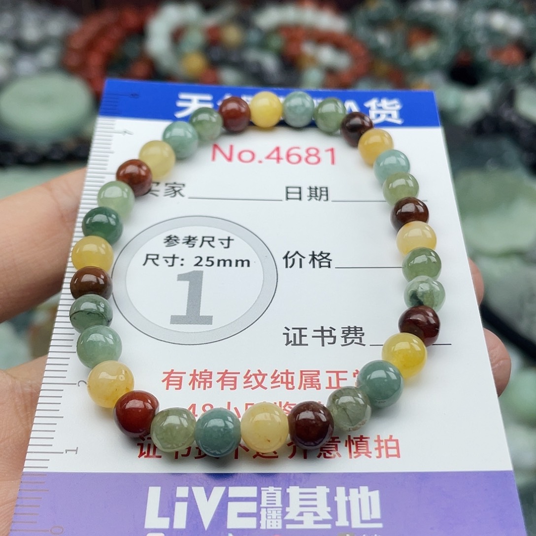 翡翠未镶嵌挂件4681