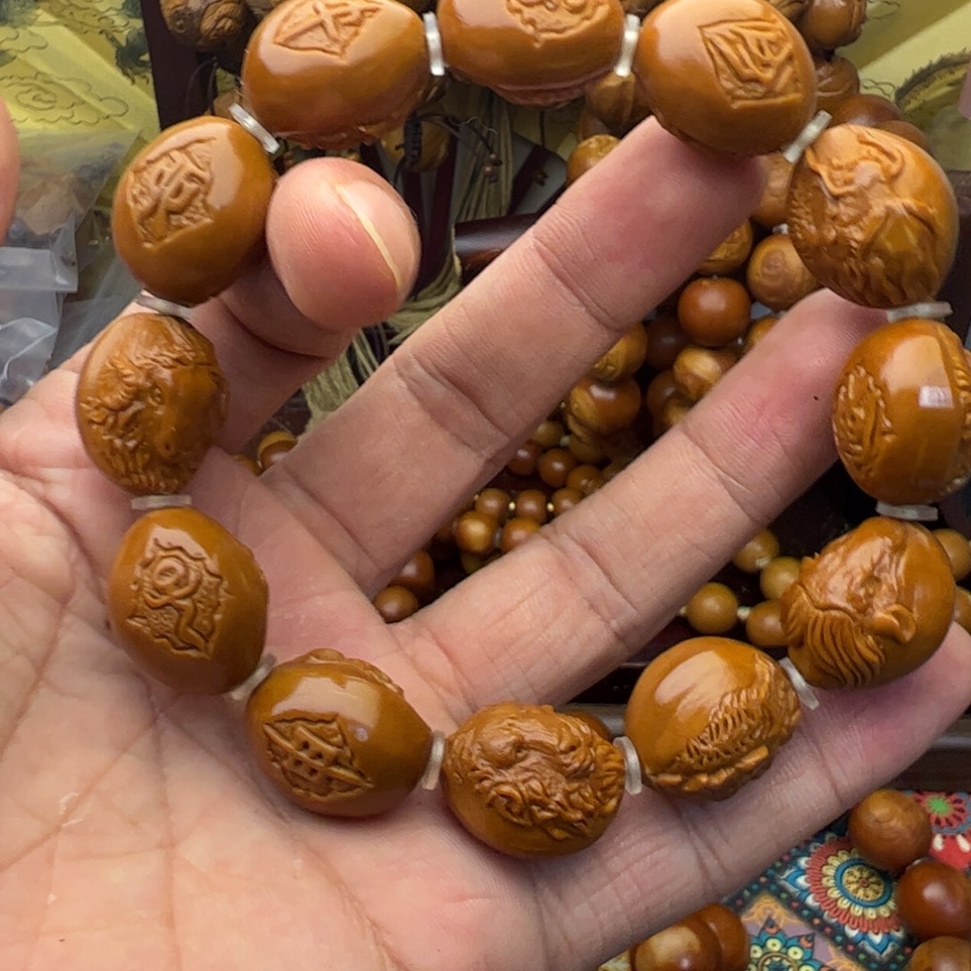 橄榄核手串/手链1.6铁盒十二生肖