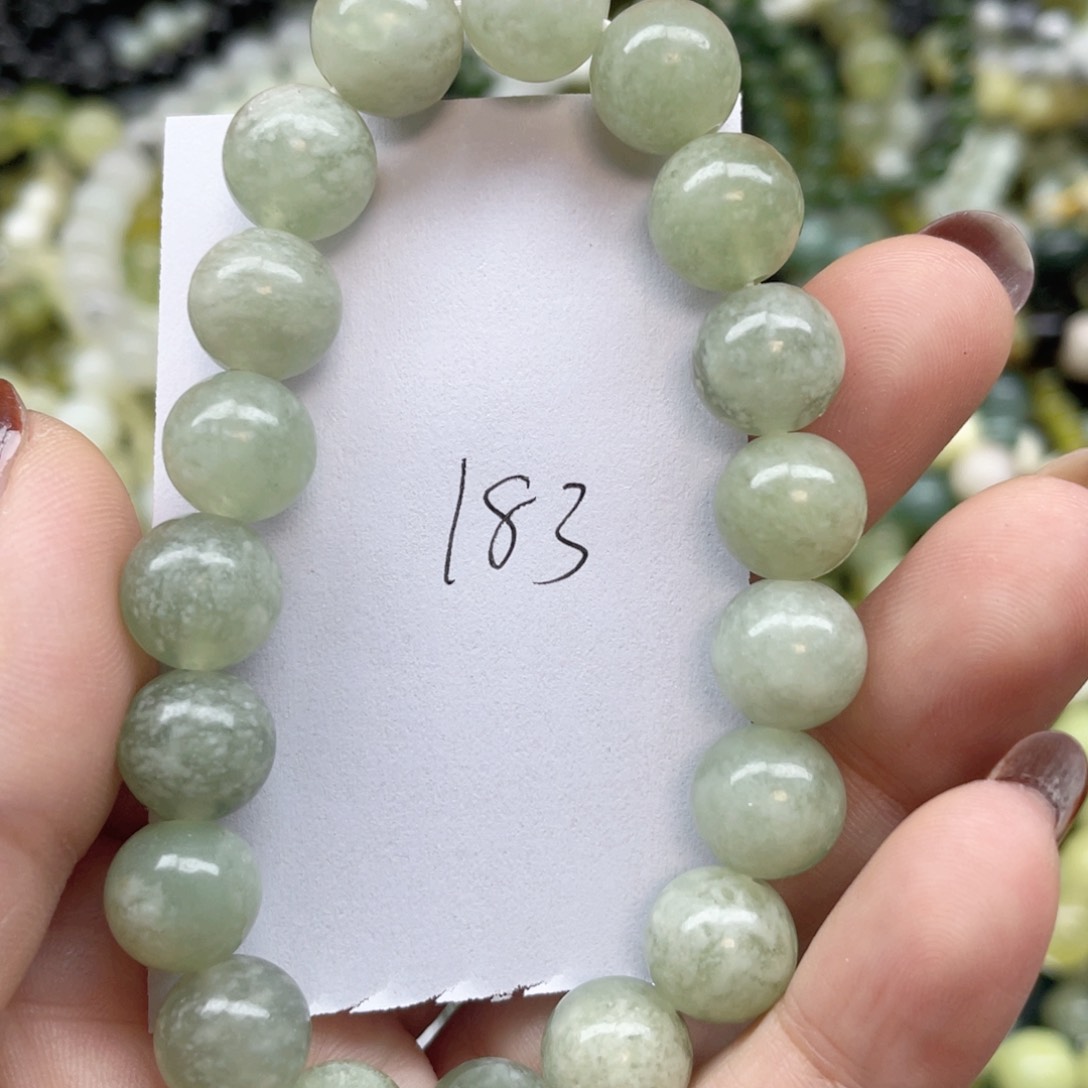 未镶嵌蛇纹石玉手链