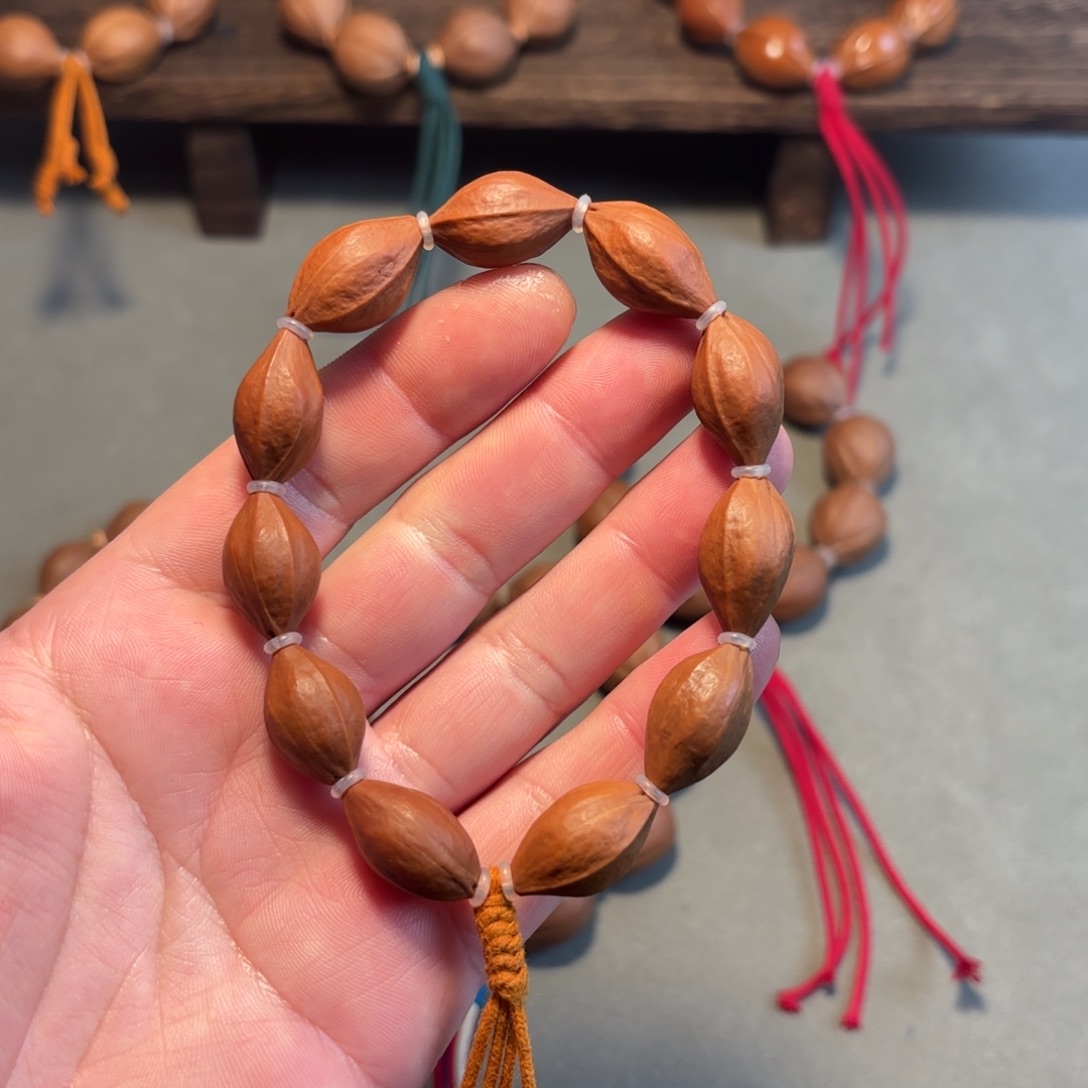 橄榄核手串/手链橄榄核老油核12×22三面佛