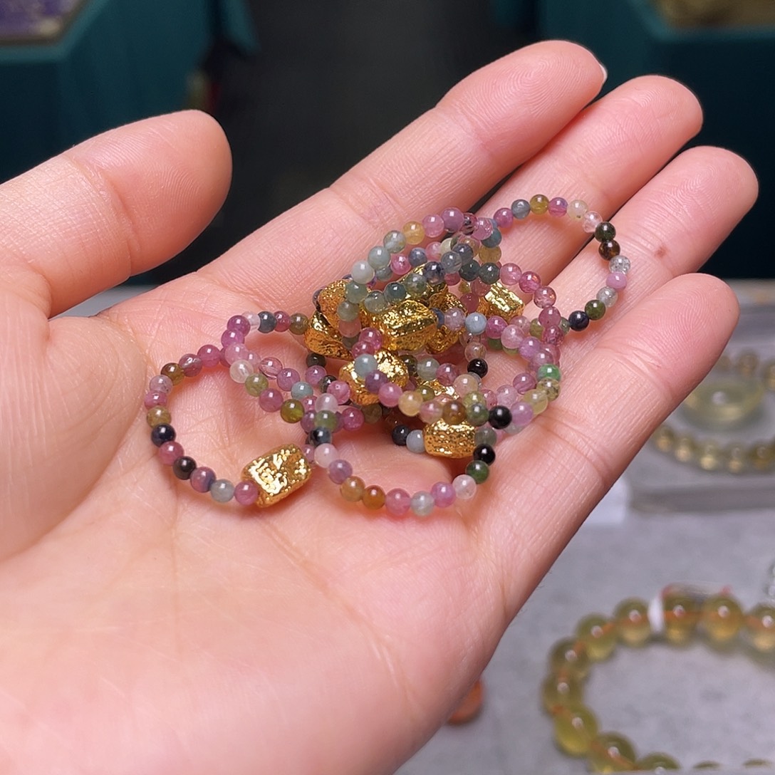 碧玺银S925镶嵌戒指800