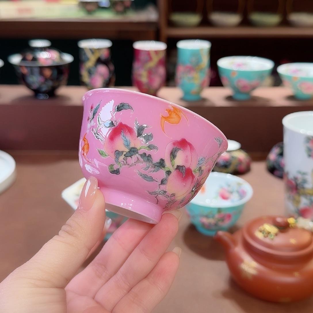珐琅彩主人杯茶具套装