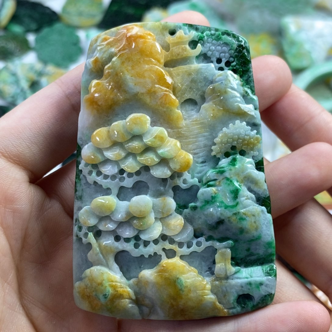 翡翠未镶嵌颈饰用****5吊坠