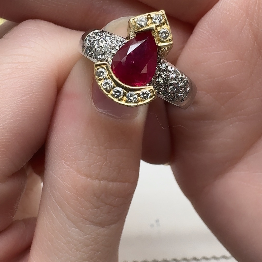 红宝石戒指未镶嵌