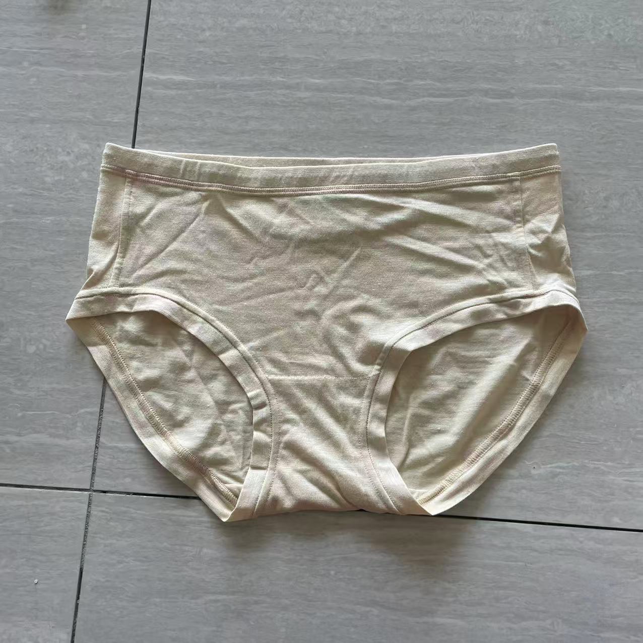 櫟丝御锦柞蚕丝【B品微瑕】舒适薄款中腰透气女内裤