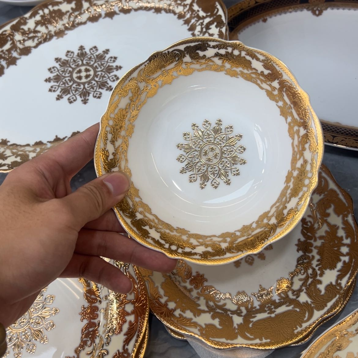 【闪购商品】瓷片6寸水果碗两个一单福利价