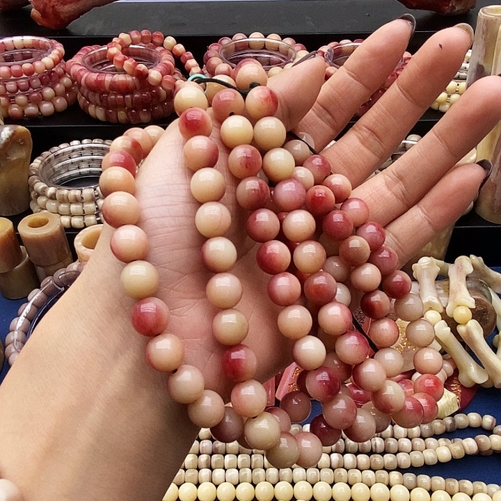 华***品其他驼骨半血手链10 108