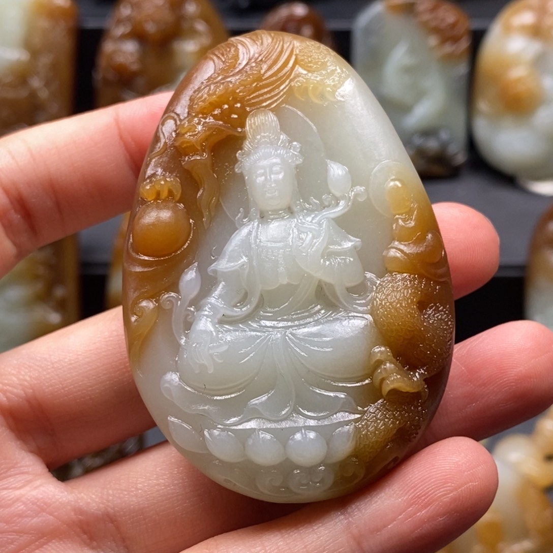 和田玉挂件未镶嵌S**o