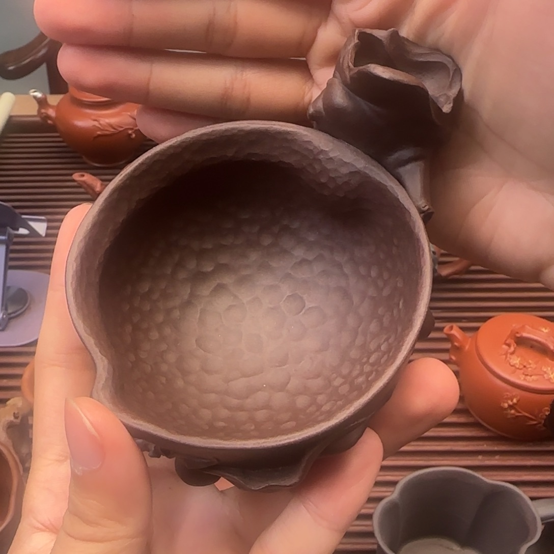 财***体圣思桃杯全手工紫泥