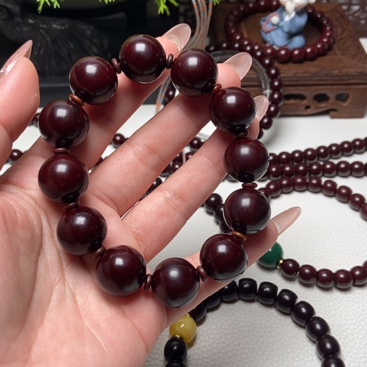 核桃手串/手链吾*猫橄榄核手串