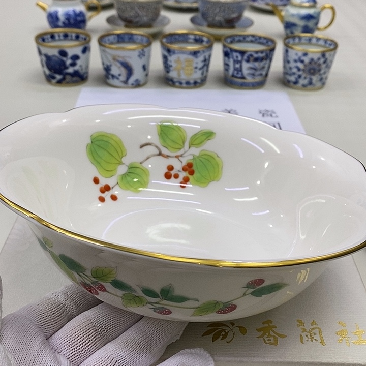 摆件口径21香兰社正品保真