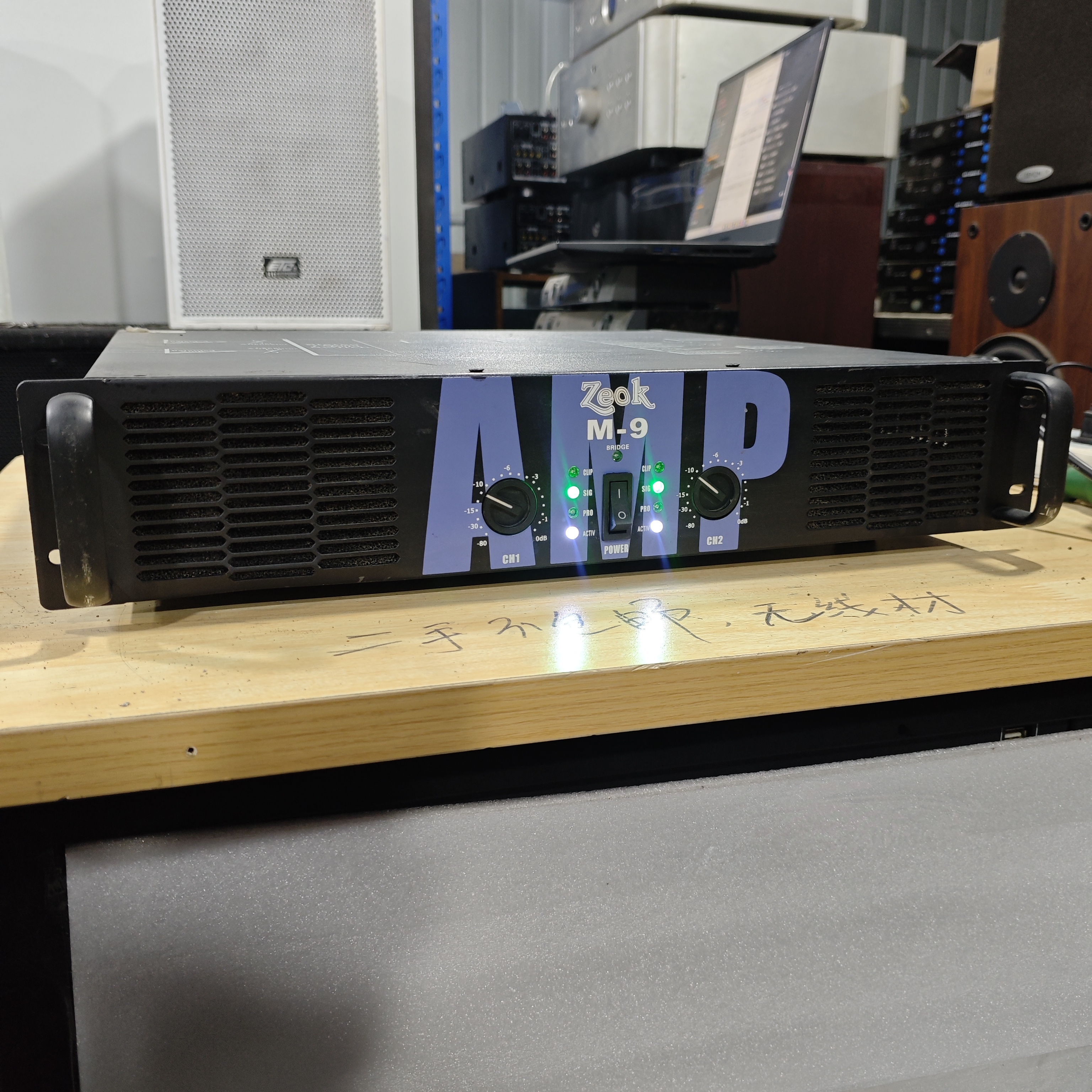 8新  二手ZEOK M-9功放，不包邮运费到付