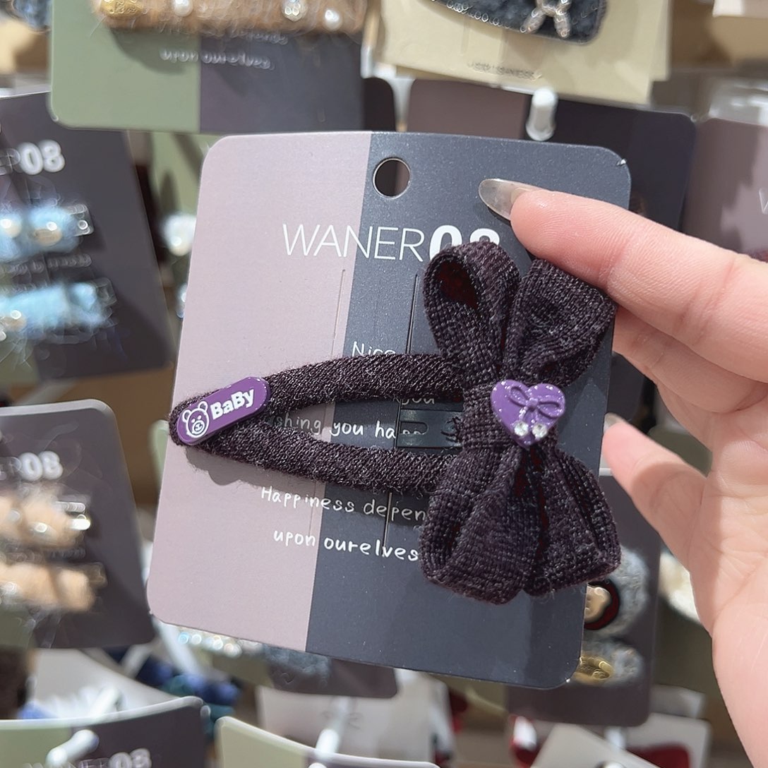 非金属紫色蝴蝶结掰掰