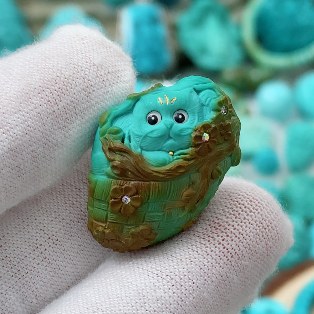 绿松石珠宝奇石未镶嵌