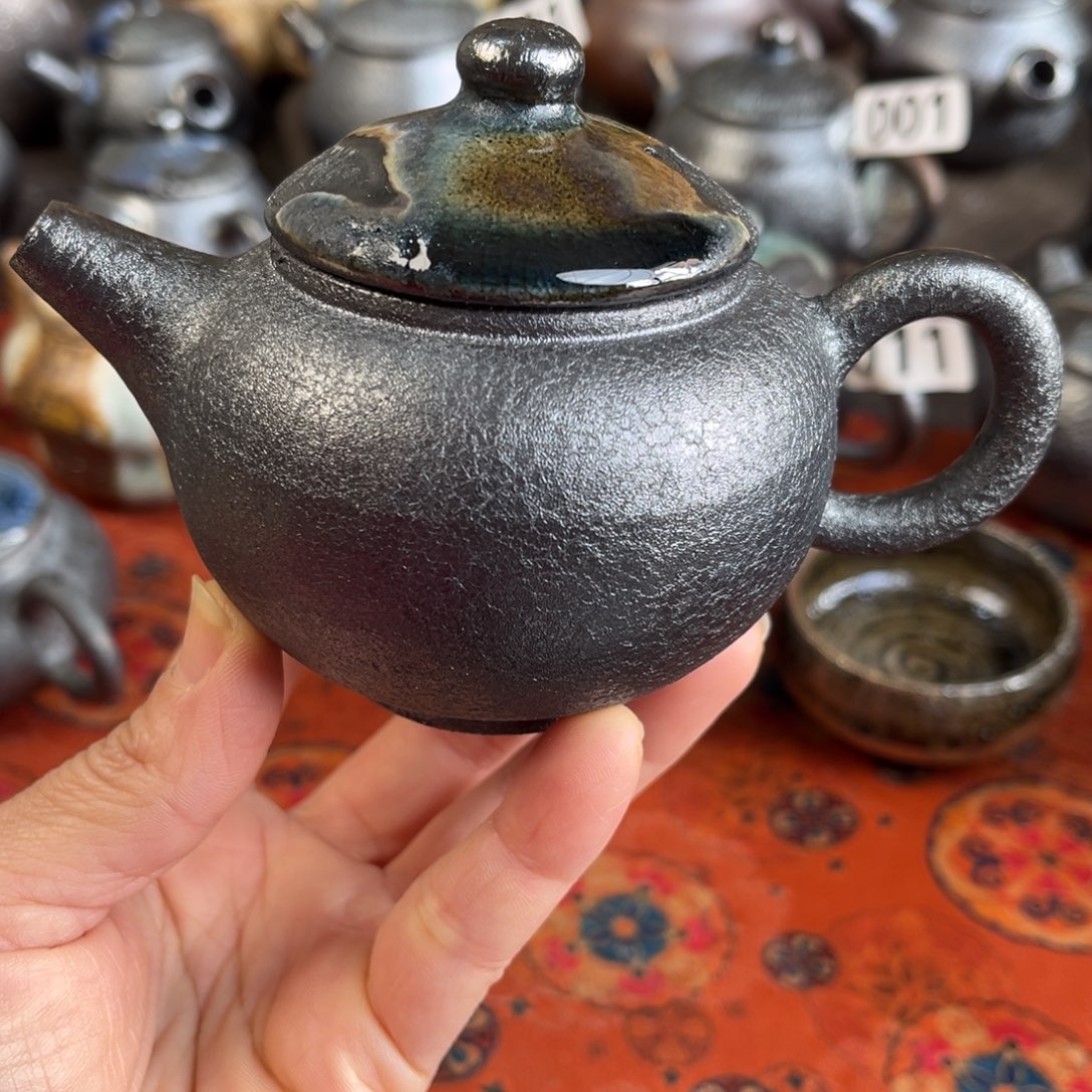 柴烧茶器主人杯杯柴烧