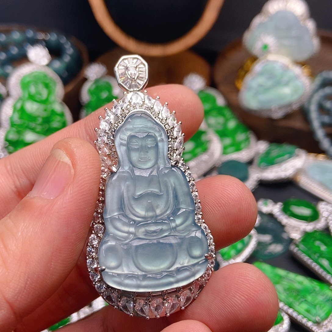 翡翠吊坠(不含链)未镶嵌856吊坠