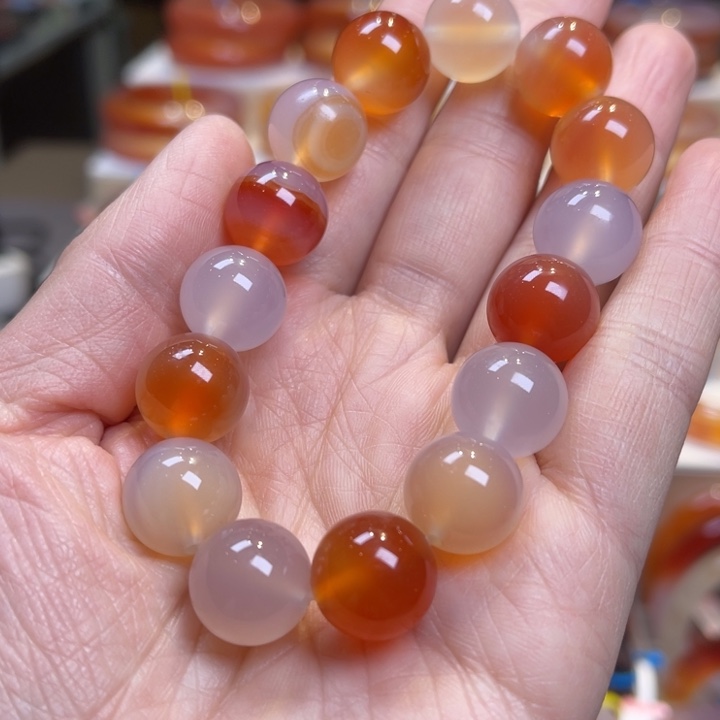 玛瑙/玉髓手串未镶嵌