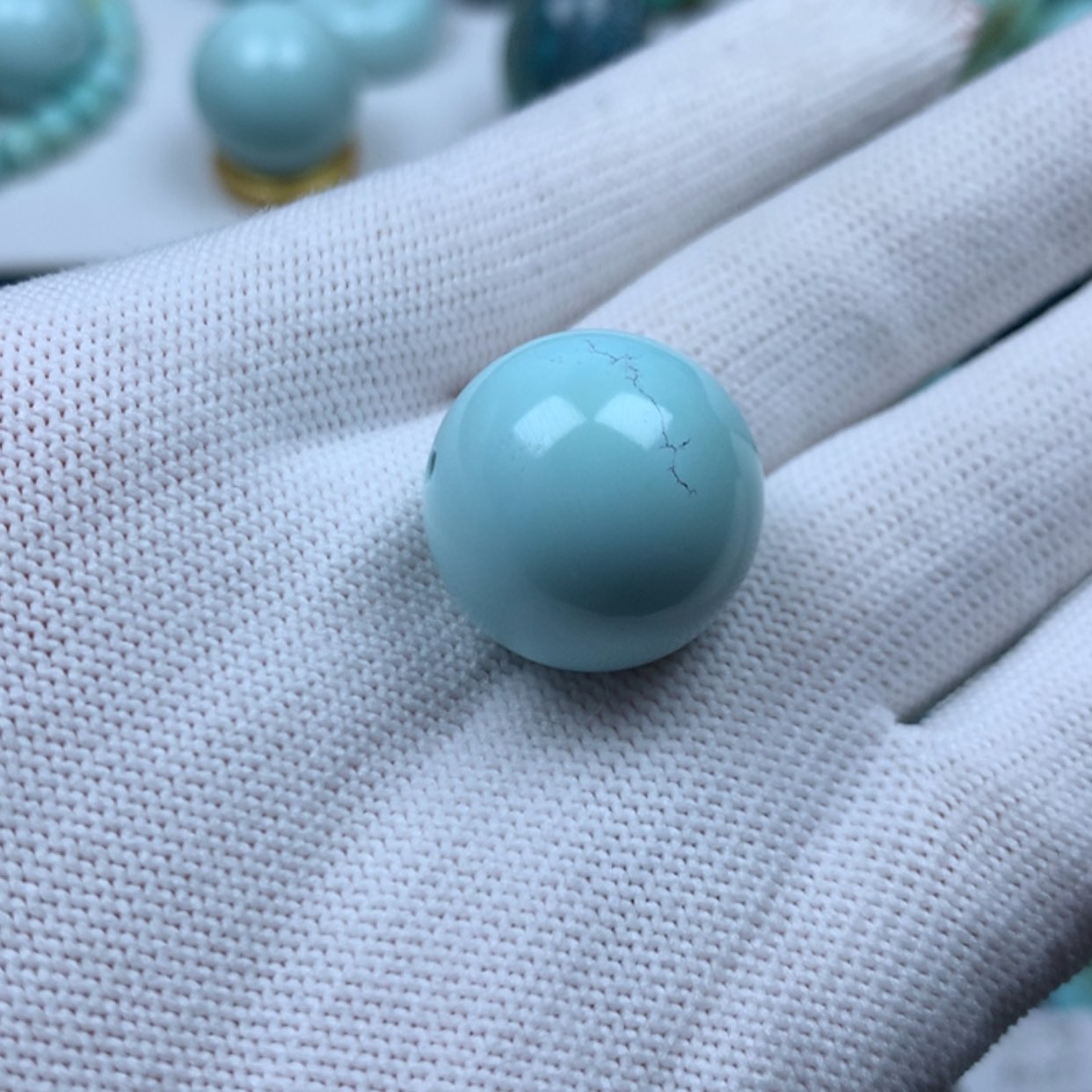 【闪购商品】绿松石珠宝奇石未镶嵌l**y