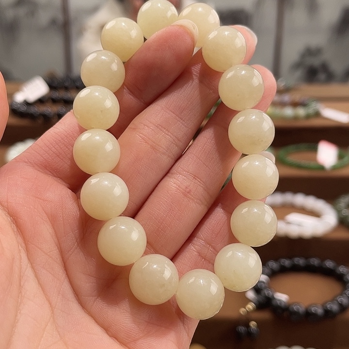 和田玉未镶嵌手链