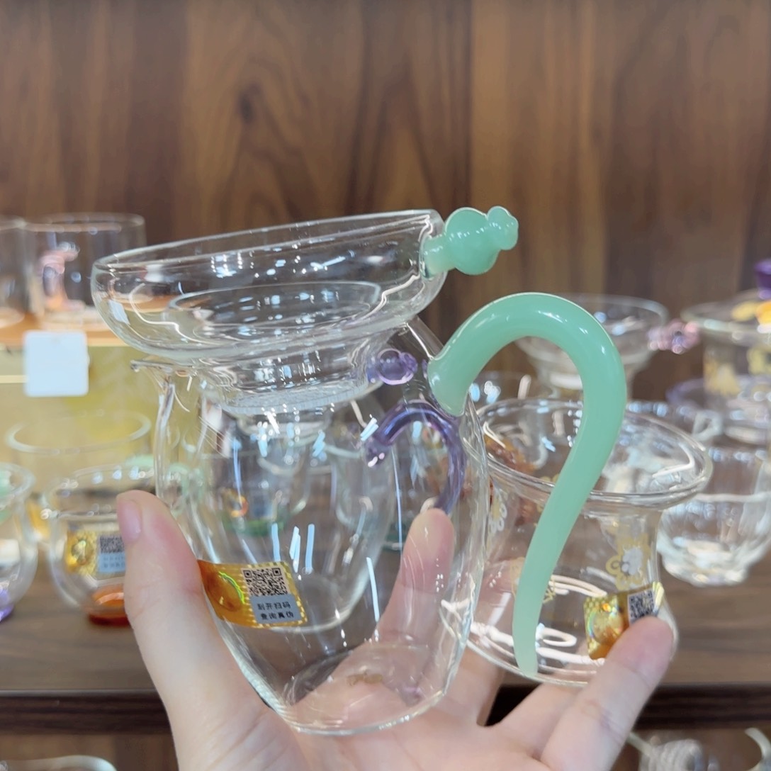 喜*林禾器怡然浅玉➕皮球花福宁滤网浅玉➕茶巾1