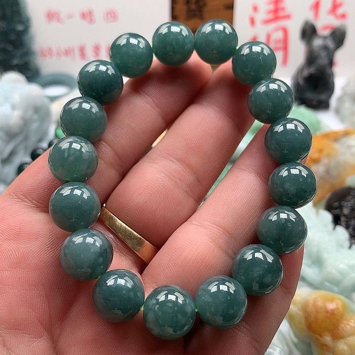 翡翠未镶嵌颈饰保真天然a货翡翠