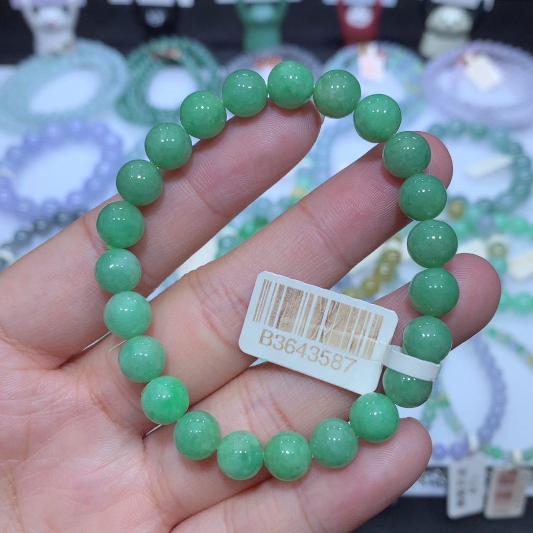 翡翠未镶嵌手串天然