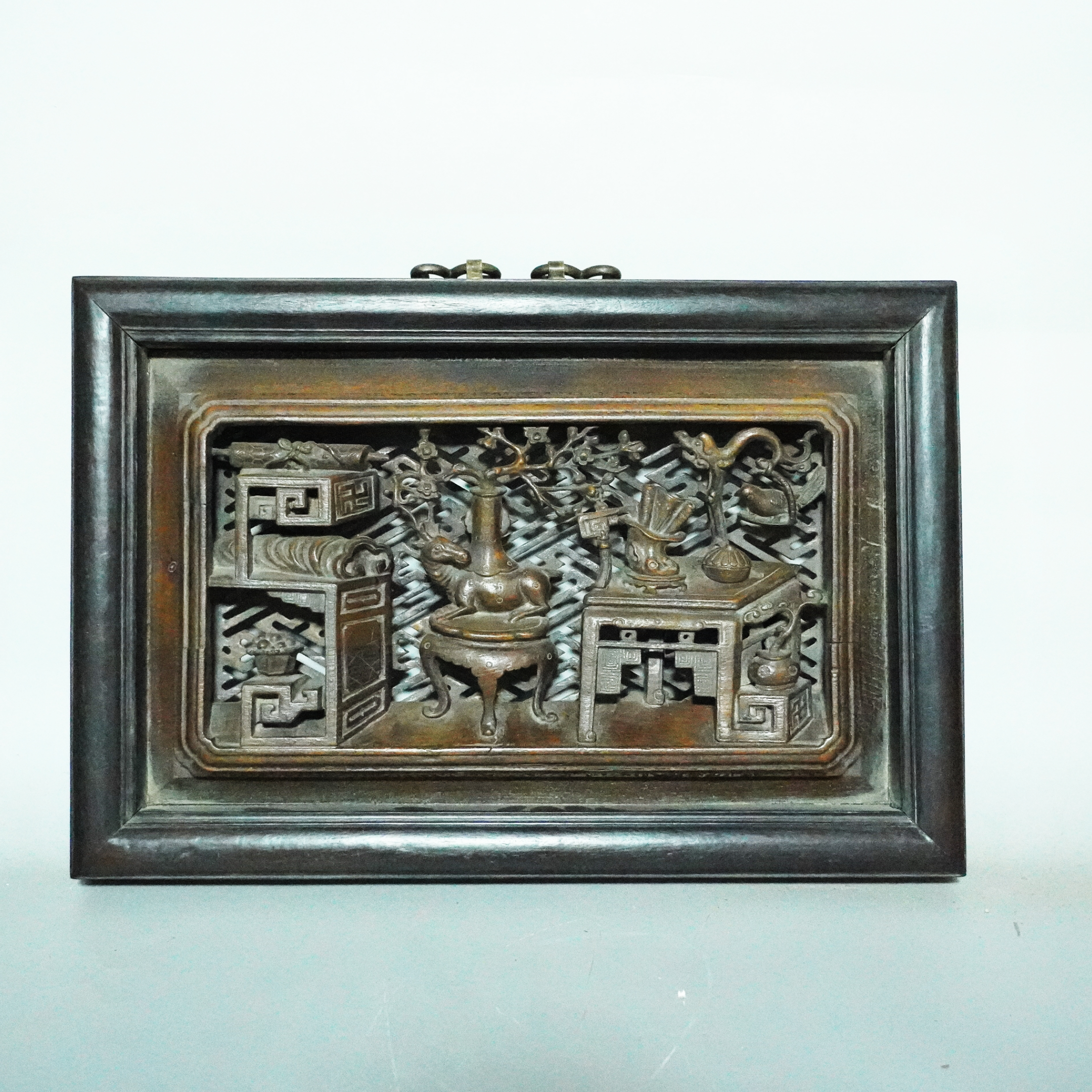 文华开物第22期拍品 2 清 木雕挂屏