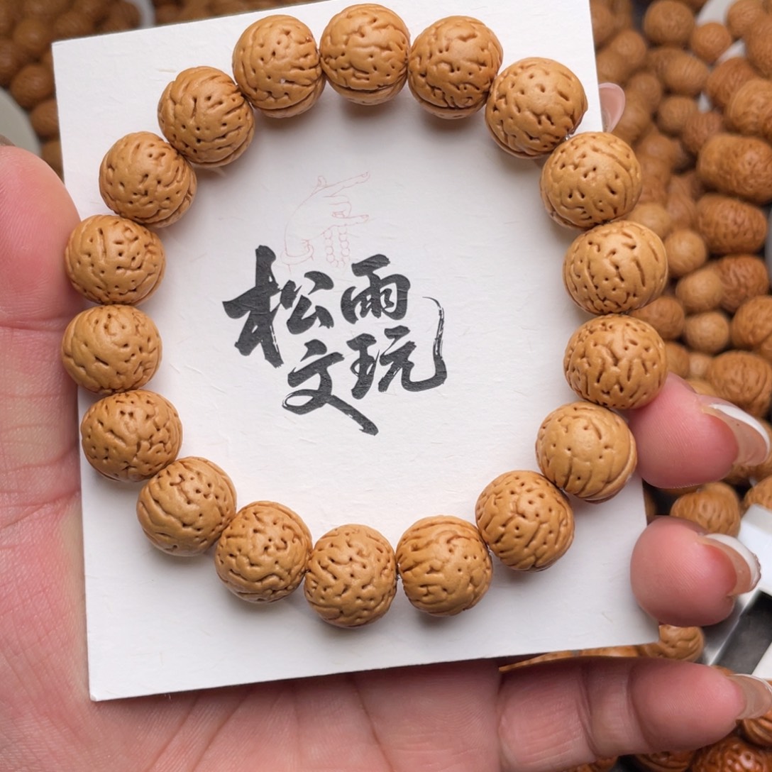 承***色手串桃核桃核金丹闪60