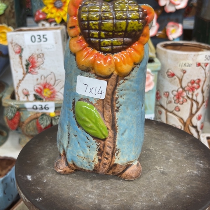 紫砂花盆粗陶材质多肉花盆