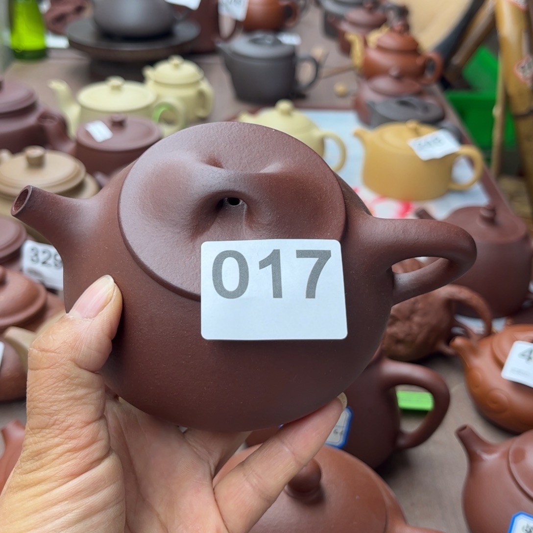 紫砂茶壶底槽清半手工280cc