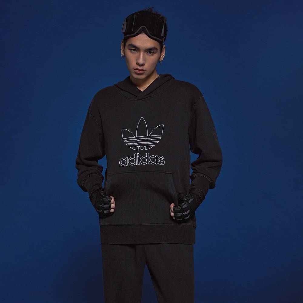 adidas/阿迪达斯ADICOLOR OUTLINE HOODIE运动宽松连帽卫衣IU2373