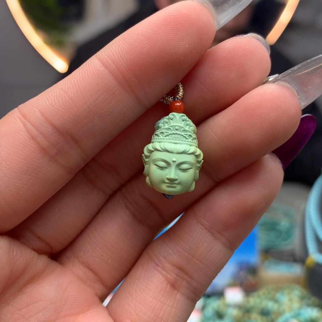 绿松石挂件未镶嵌