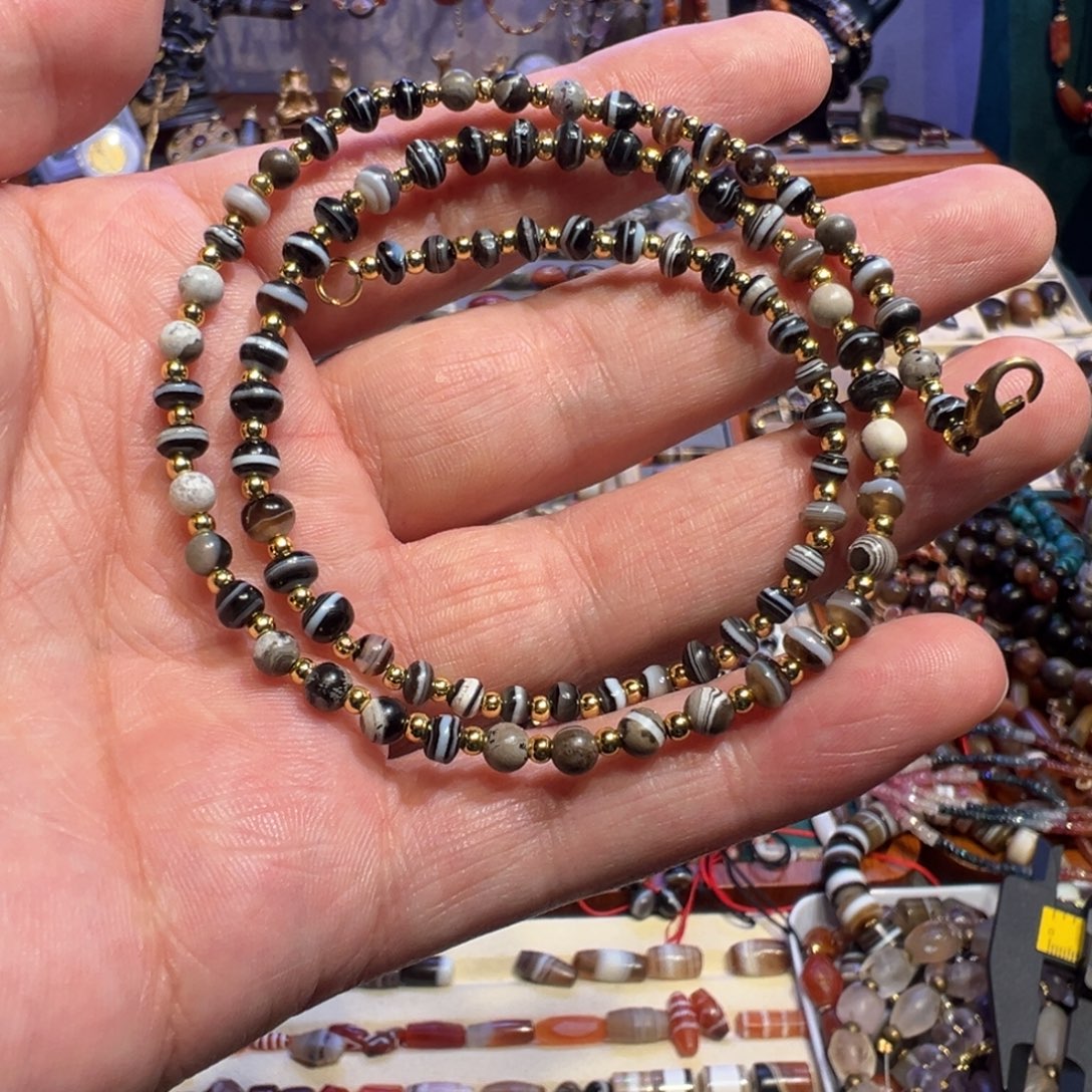 玛瑙/玉髓项链未镶嵌