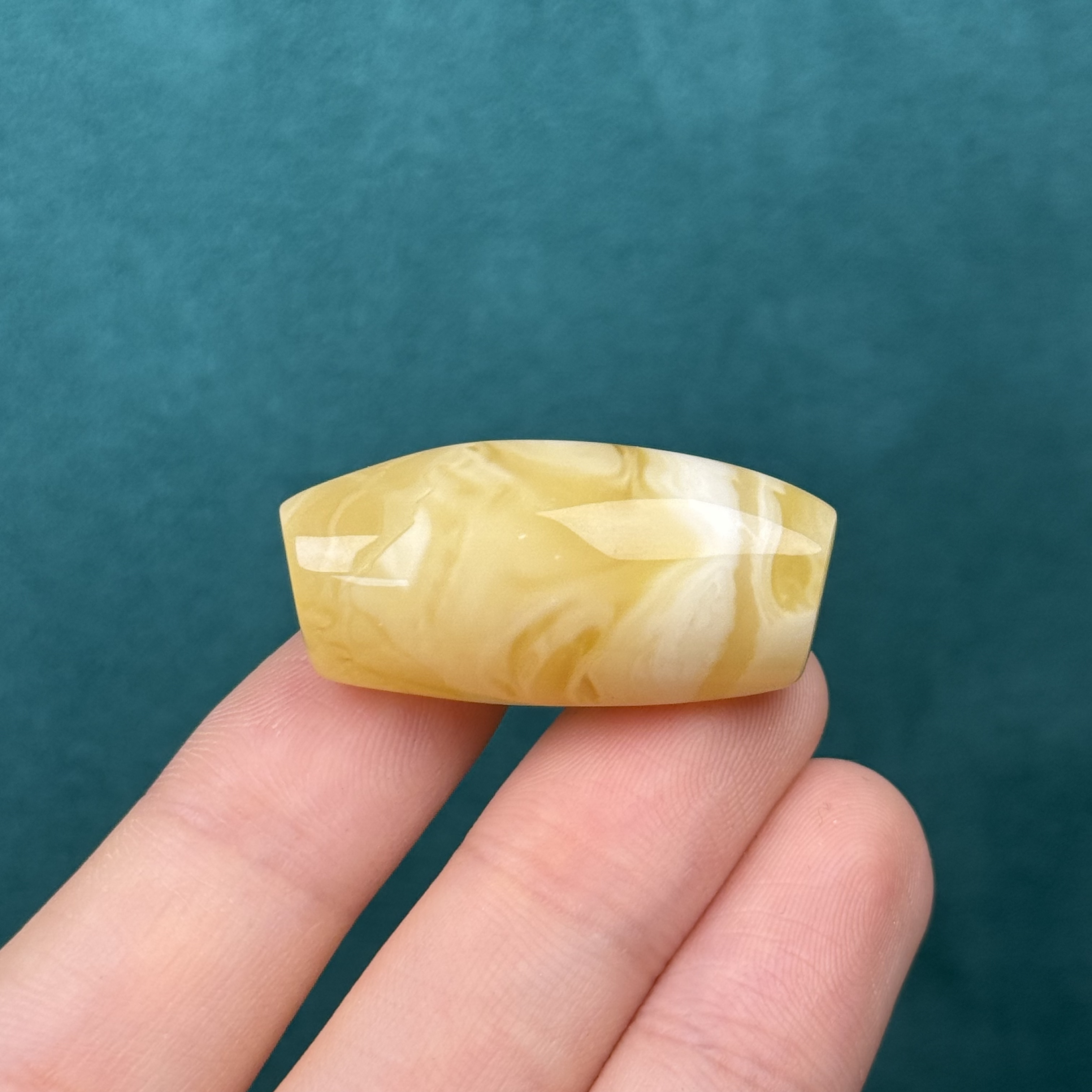 F3530天然原矿蜜蜡 马蹄珠16.5*34.3mm 支持鉴定假一罚十