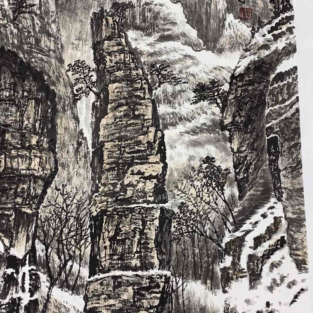 国画赤*驹南湖大酒楼和新家