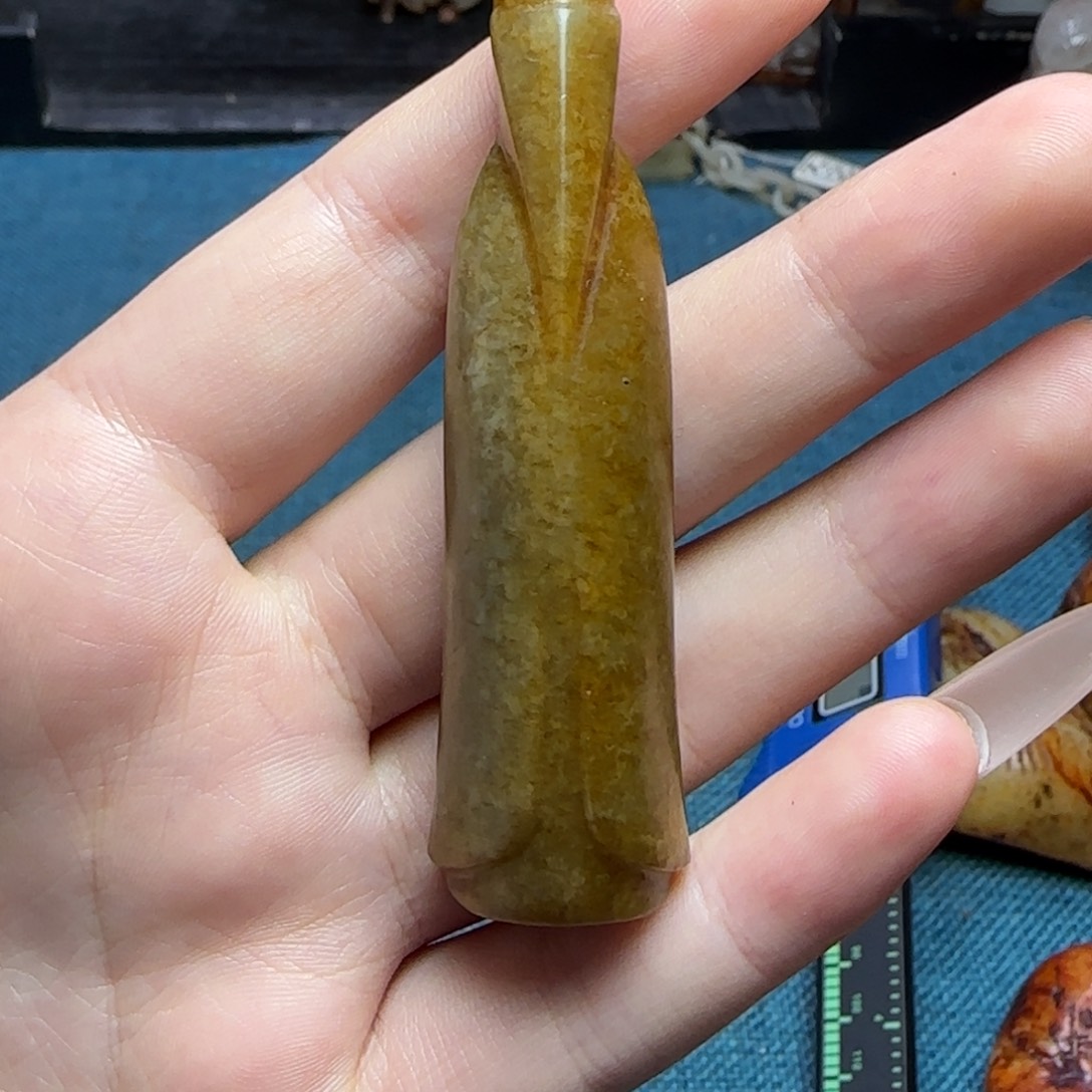 欧***制和田玉（糖玉）未镶嵌挂件