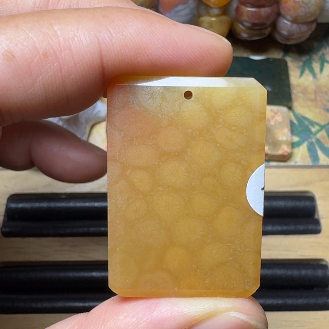 硅化玉天然有机玉石保真色未镶嵌