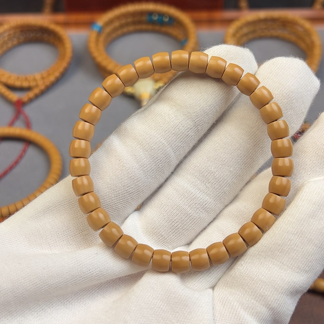 手串/手链橄榄核橄榄核尖清水直切单圈6.8