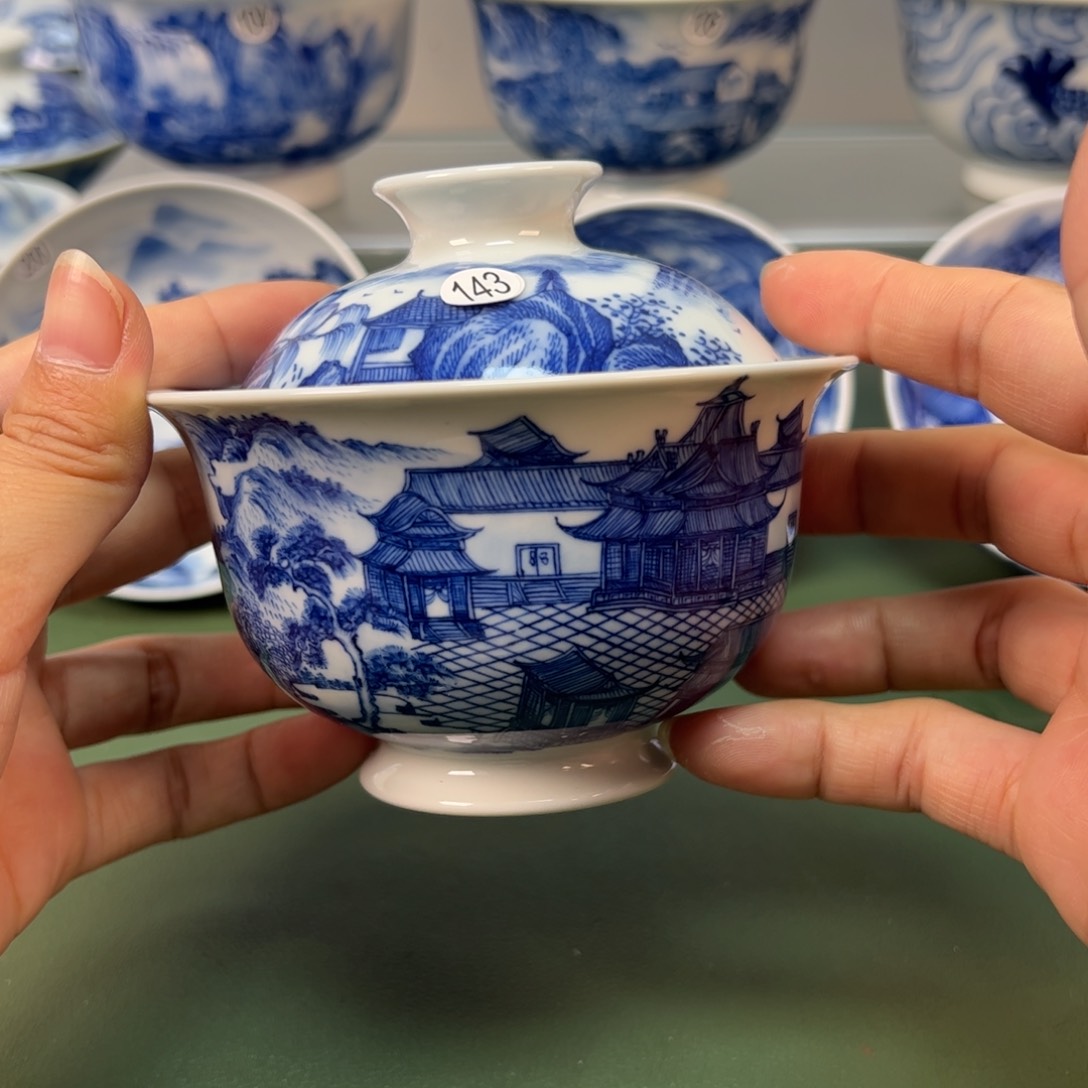 杯木木景德镇纯手绘茶具143