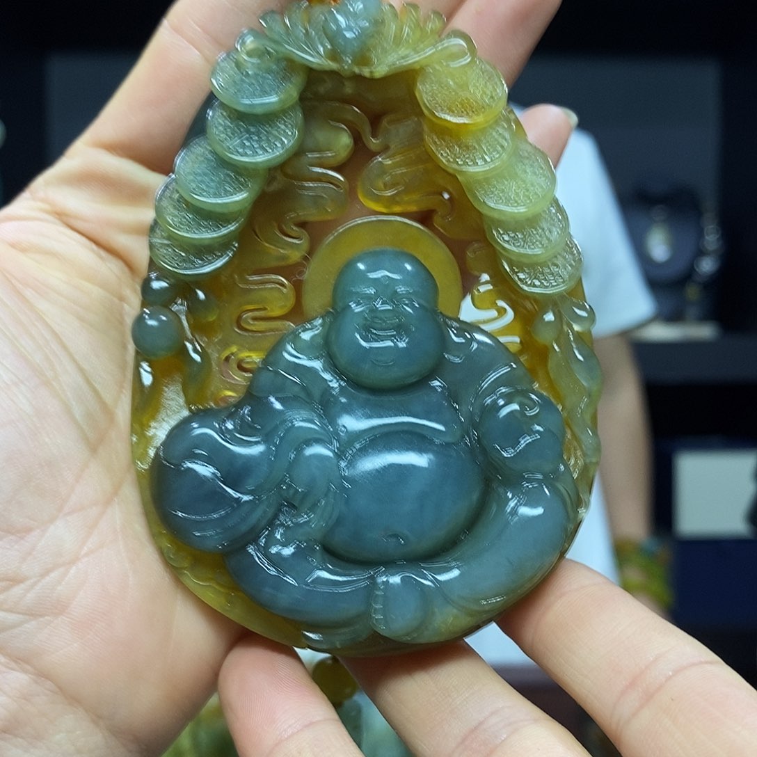 未镶嵌岫玉挂件吊坠